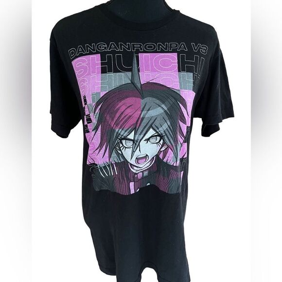 𝅺For Fans by Fans black Danganronpa V3: Killing Harmony Shuichi T-Shirt size M - Picture 1 of 5